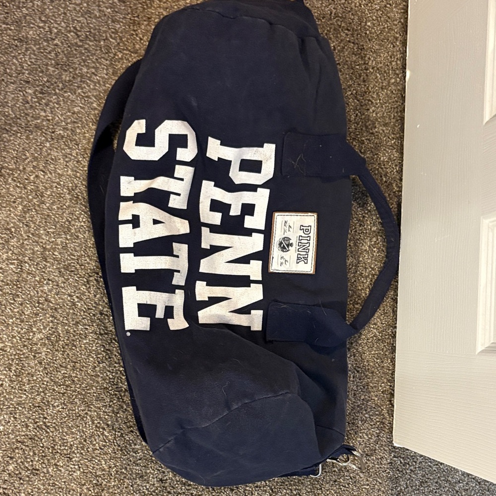PINK Victoria's Secret Navy Duffel Bag